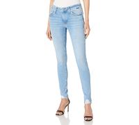 Mavi Womens Jeans Adriana Mid-Rise, Super Skinny Mid Shaded Str, Blue W27 L30