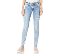 Mavi women's jeans Adriana pants mid-rise, super skinny blue denim, blue W24 L28