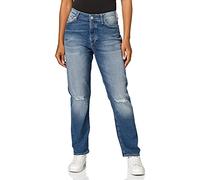Mavi Women's Leonie Straight Jeans, Blau (Shaded Str 24047), 29W x 29L