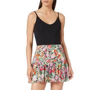 Mavi Women's Printed Shorts Orange Watercolor Print, Multi-Colour, S