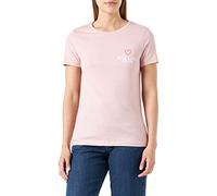 Mavi Women's Self Love Club Printed Tee T-Shirt, Rose, XS