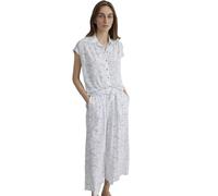 Mavi Women's Short Sleeve Shirt Blouse, Blue Cat Print, XS