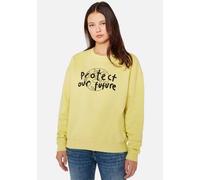 Mavi Women's Sweatshirt Pullover Protect Our Future Yellow, S M0268