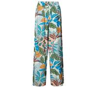 Mavi Women's Woven Trousers Pants, Green, Multi-Coloured, L