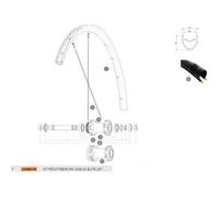 Mavic Aksium Elite Ust Disc 19/20 Rim Black 700 - 28´´ 24H