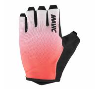 Mavic Aksium Gradient Bicycle Cycle Bike Gloves Coral White