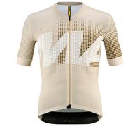 Mavic Aksium Graphic Short Sleeve Jersey Beige 2XL Men 2XL Mavic / White Pepper