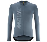 Mavic - Aksium Thermo Jersey - Cycling jersey size M, grey/blue