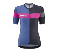 Mavic Bicycle Cycle Bike Ksyrium Pro Short Sleeves Ladies Jersey Blue / Black
