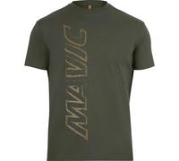 Mavic Corporate Vertical Logo Bicycle Cycle Bike T-Shirt Army Green
