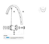 Mavic Crossmax Slr/sl Pro/xl/pro 29 2013-17 Front/rear Spokes 10 Units 295 mm Black