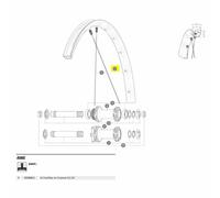 Mavic Crossmax Sls 29´´ Spokes 29´´ Black