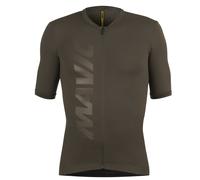 Mavic Cycling Jersey Mens - Aksium, Performance Fit, Short Sleeve - Army Green