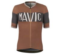Mavic Heritage Short Sleeve Jersey Brown L Men