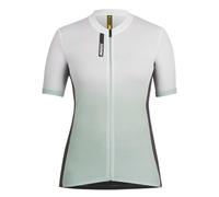 Mavic Essential Graphic Ladies Short Sleeves Bicycle Cycle Jersey Mint White - M