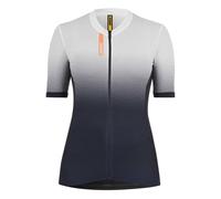 Mavic Essential Graphic Ladies Short Sleeves Bicycle Jersey Deep Blue / White