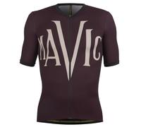 Mavic Heritage Short Sleeves Bicycle Cycle Bike Jersey Aubergine