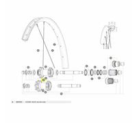 Mavic Id360 148 D earings One Size Black