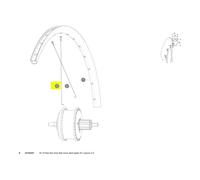 Mavic Kit 16 Rear Ksyrium S Disc Ebm Spokes 251 mm Black