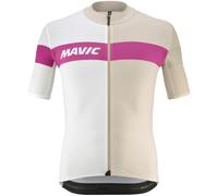 MAVIC Ksyrium Pro Jersey M - Men - Beige / White / Pink - size L- model 2025 L