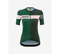 Mavic Ksyrium Pro Short Sleeve Jersey Green Pink Women - M
