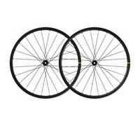Mavic Ksyrium S Disc Clincher Road Wheelset - Black / Sram XDR / 12mm Front - 142x12mm Rear / Centerlock / Pair / 12 Speed / Tubeless / 700c