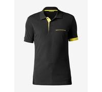Mavic Le Sang Jaune Short Sleeve Polo Black Yellow - S