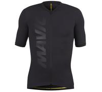 Mavic Cycling Jersey Mens - Aksium, Performance Fit, Short Sleeve - Black
