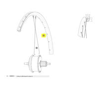 Mavic Rear Ebm Allroad Pro Carbon Sl Road Bike Rim 700 - 28´´ Black