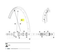 Mavic Rear Ksyrium Sl Rb Road Bike Rim 700 - 28´´ Black