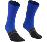 MAVIC Unisex Aksium High Cycling Socks, Royal Blue/Carbon, M (39-42)