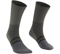 MAVIC Unisex Aksium Mid Cycling Socks, Black/Carbon, M (39-42)