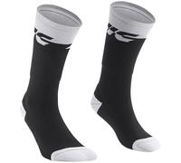 MAVIC Unisex Deemax Cycling Socks, Black/White, L (43-46)