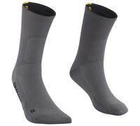 MAVIC Unisex Essential Mid Cycling Socks, Carbon, M (39-42)