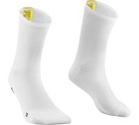 MAVIC Unisex Essential Mid Cycling Socks, White, L (43-46)