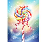 MAVINNE 5D Diamond Painting Christmas Kits for Adults, DIY Diamond Art Kits with Full Drill Rhinestone Crystal, Cross Stitch Embroidery Kit, Home Wall Decor, Gift - 30x40 cm B386