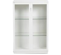 Mavis - Aoko Cabinet White, Glass Doors - White