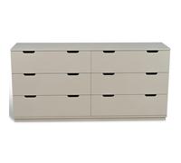 Mavis - Aoko Chest Of Drawers With 6 Drawers, Beige - Beige