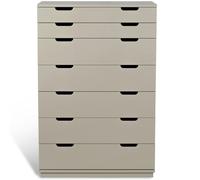 Mavis - Aoko Chest Of Drawers With 7 Drawers, Beige - White