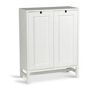 Mavis - Falsterbo Cabinet Covered Doors 90 cm, White Lacquer - White