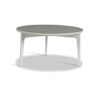Mavis - Höllviken Coffee Table Ø80x41 cm, Light Grey/Limestone - Limestone