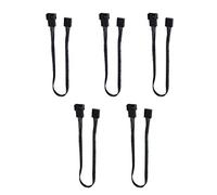 Mavis Laven 5PCS 4PIN Fan Power Extension Cable, PWM Connector Case Fan Extension Power Cable for CPU or Computer Chassis Fan