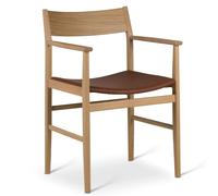 Mavis - Siza Armchair - White Pigmented Oak