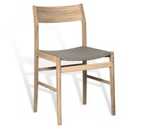Mavis - Siza Chair, White Pigmented Oak / Beige - White Pigmented Oak
