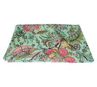 Maviss Homes Beautifuly Designed Dress Making Hand Block Printed Fabric | Indian Cotton Craft Sewing Material Supplies | Fabric for Quilt Making | 5 Yard; Green