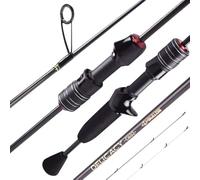Mavllos Delicacy UL Baitcasting Rod 0.5-8g Ultra Lightweight Hollow Carbon Fiber + 2 Solid Tips