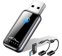 Mavlou Wireless Android auto Adapter UK, Stable Fast Mini Dongle, Convert Wired Android auto to Wireless, Plug & Play, OTA Upgrade, for Android 11+ & Cars with Wired Android auto