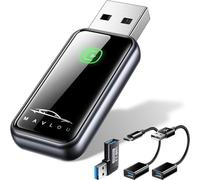 Mavlou Wireless CarPlay Adapter UK, Super Fast Upgrade from Wired to Wireless, Plug & Play, Mini & Stable, Compatible with iPhone iOS 10+ & Cars with Wired CarPlay, Black