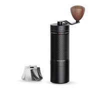 MAVO Manual Coffee Grinder, Phantox Pro Burr Coffee Grinder, Professional 45mm Stainless Steel Grinding Core, Capacity 30g, 120 Clicks Adjustment, Hand Grinder (Obsidian Black)