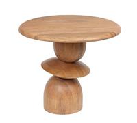 mavon mango wood end table in oak
